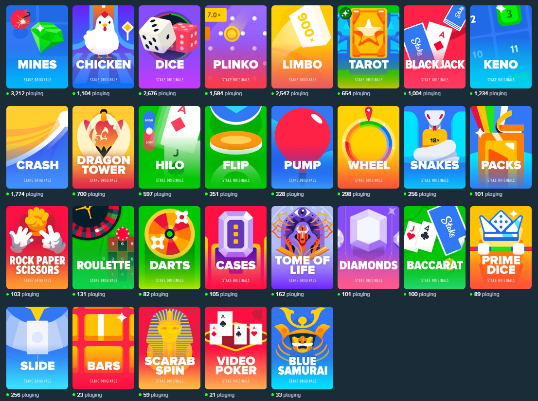 Stake Originals October 2025